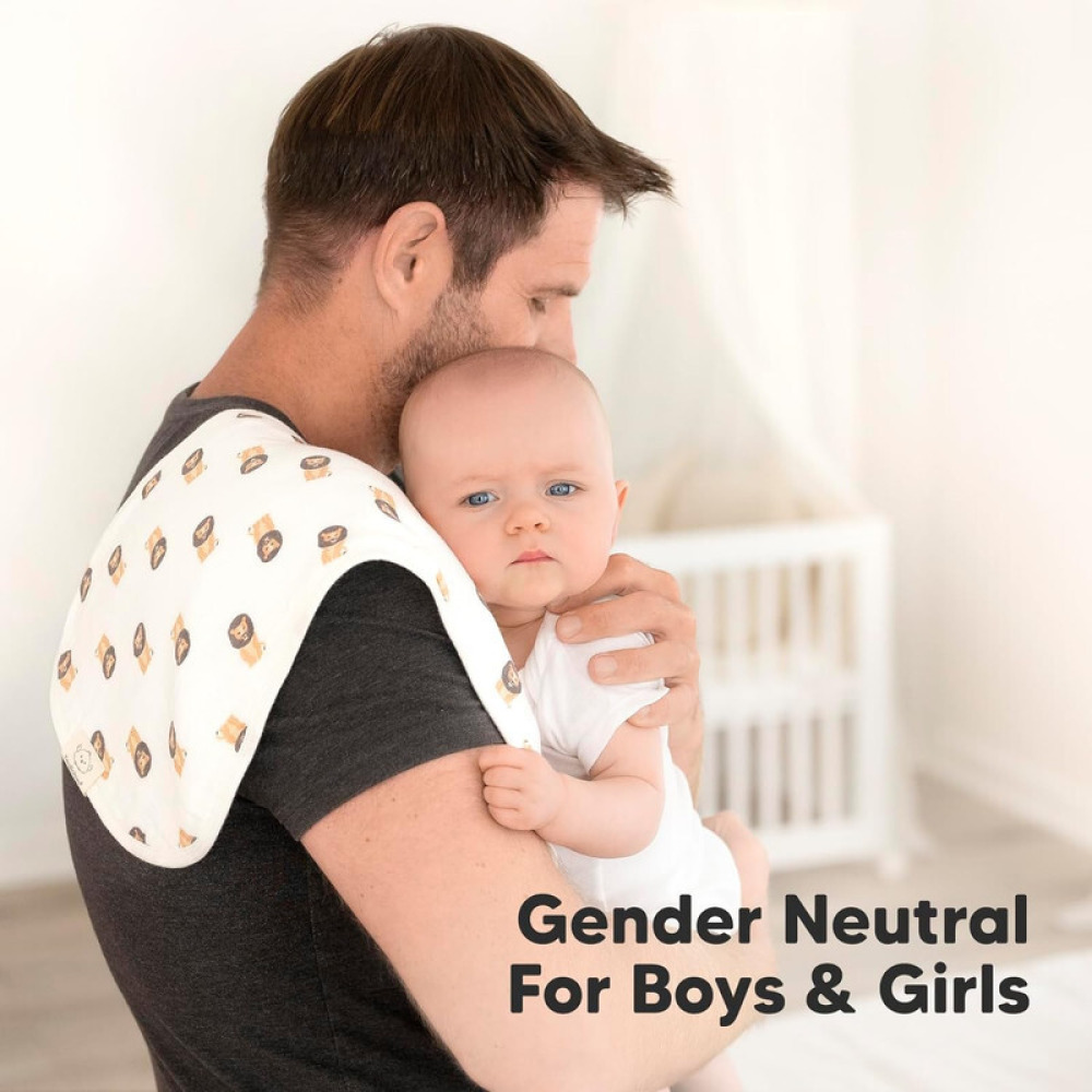 softe Muslin baby Burp clothes ( wild) - 2