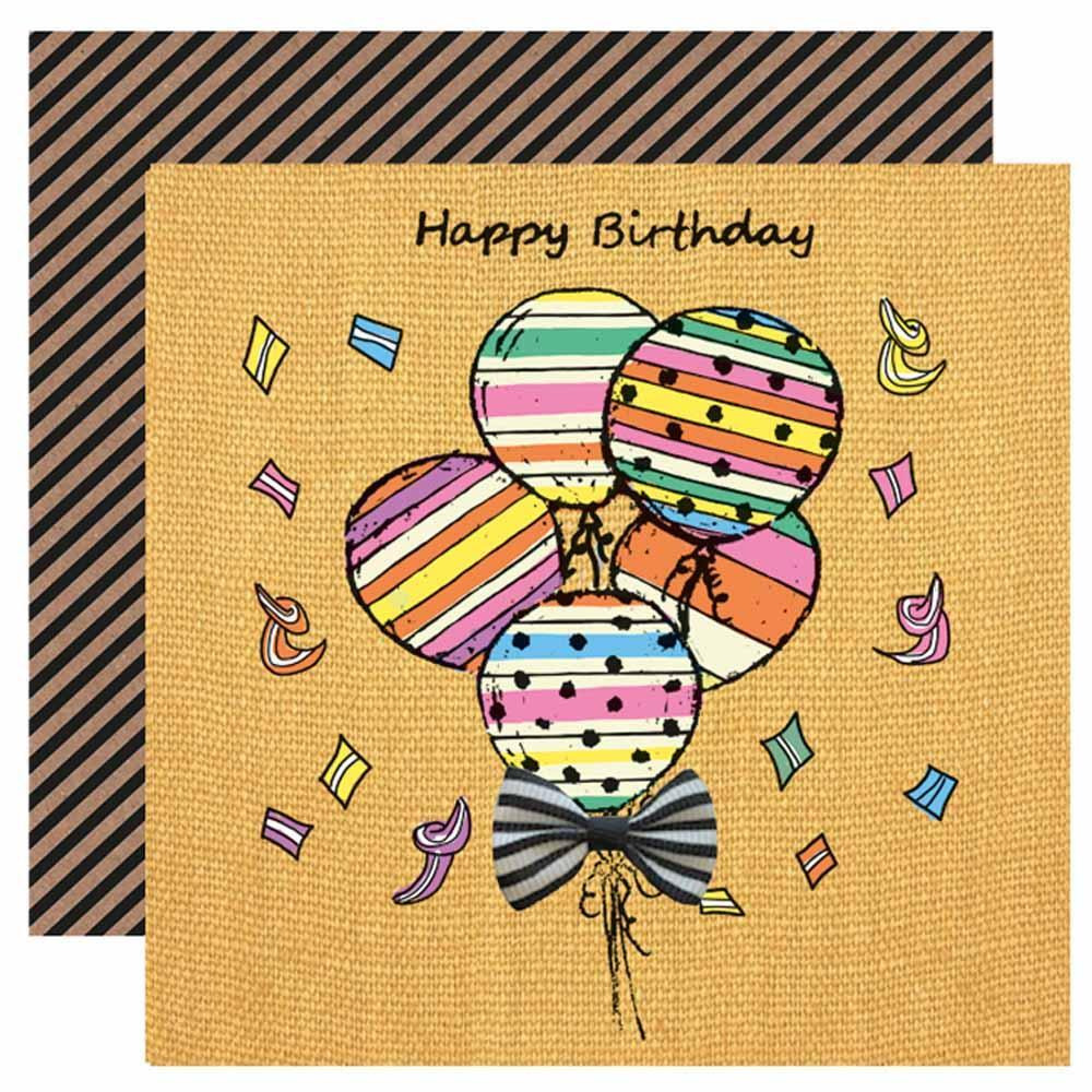 Party Balloons Card - 1