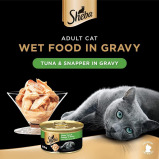 Sheba / Cat food, Tuna whitemeat with snapper, 24 x 3 oz (85 g) - 2 miniature