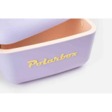 Polarbox 20L Classic Cooler Box with Leather Strap, Rigid Thermal Insulated Ice for Beach, Picnic Party Convertible Lid, Lialc yellow - 3 miniature