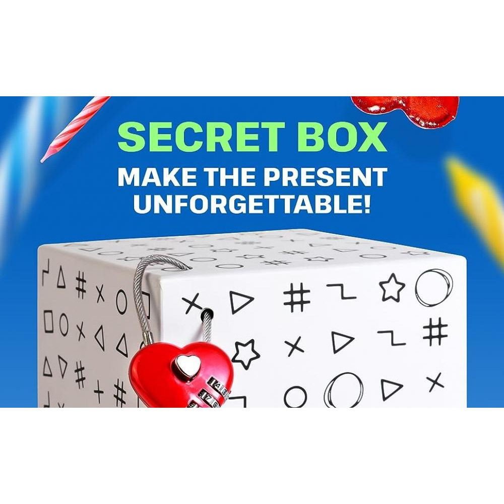 ESC WELT Mystery Birthday Gift Box for Present - Holiday Diwali Ramadan Decorative Small Paper Favor Box - Surprise Party Box for Sweets, Treats, Cand - 7