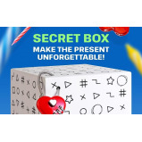 ESC WELT Mystery Birthday Gift Box for Present - Holiday Diwali Ramadan Decorative Small Paper Favor Box - Surprise Party Box for Sweets, Treats, Cand - 7 miniature