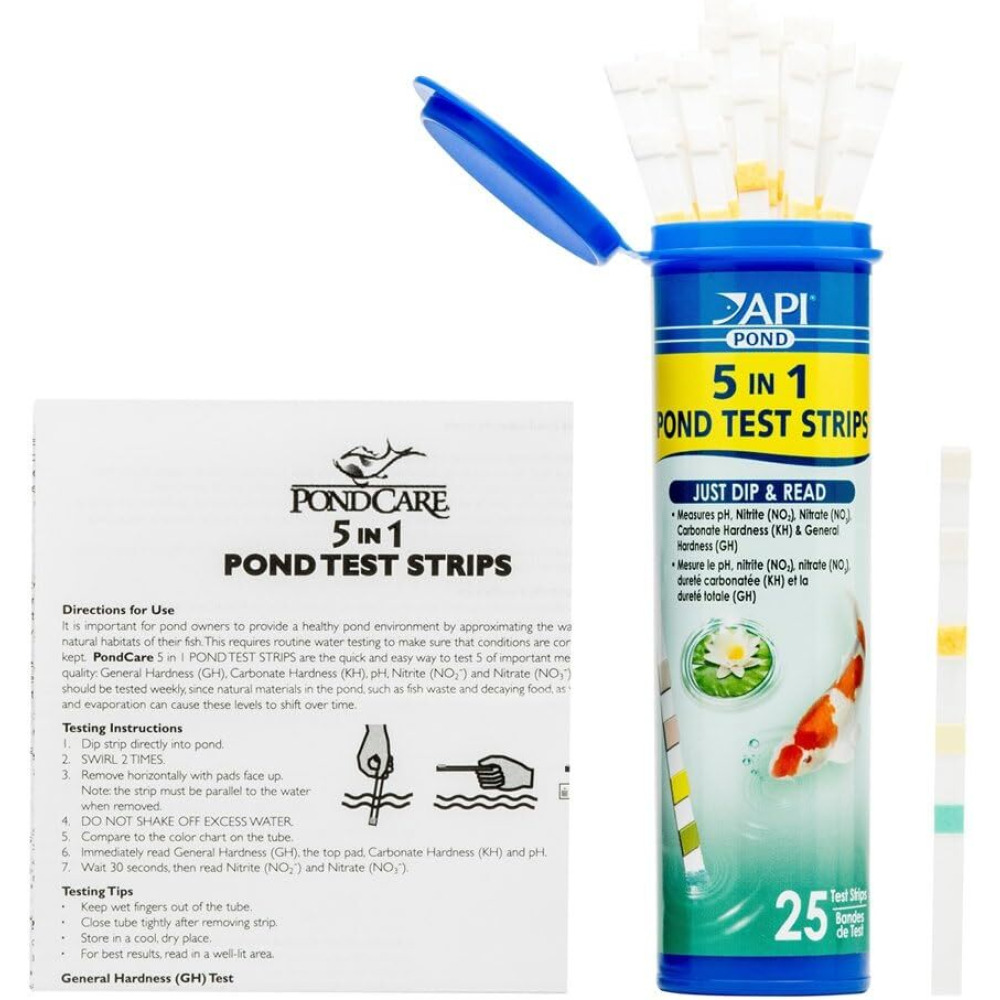 API, 5 in 1 Pond Water Test, 25 Strips - 2