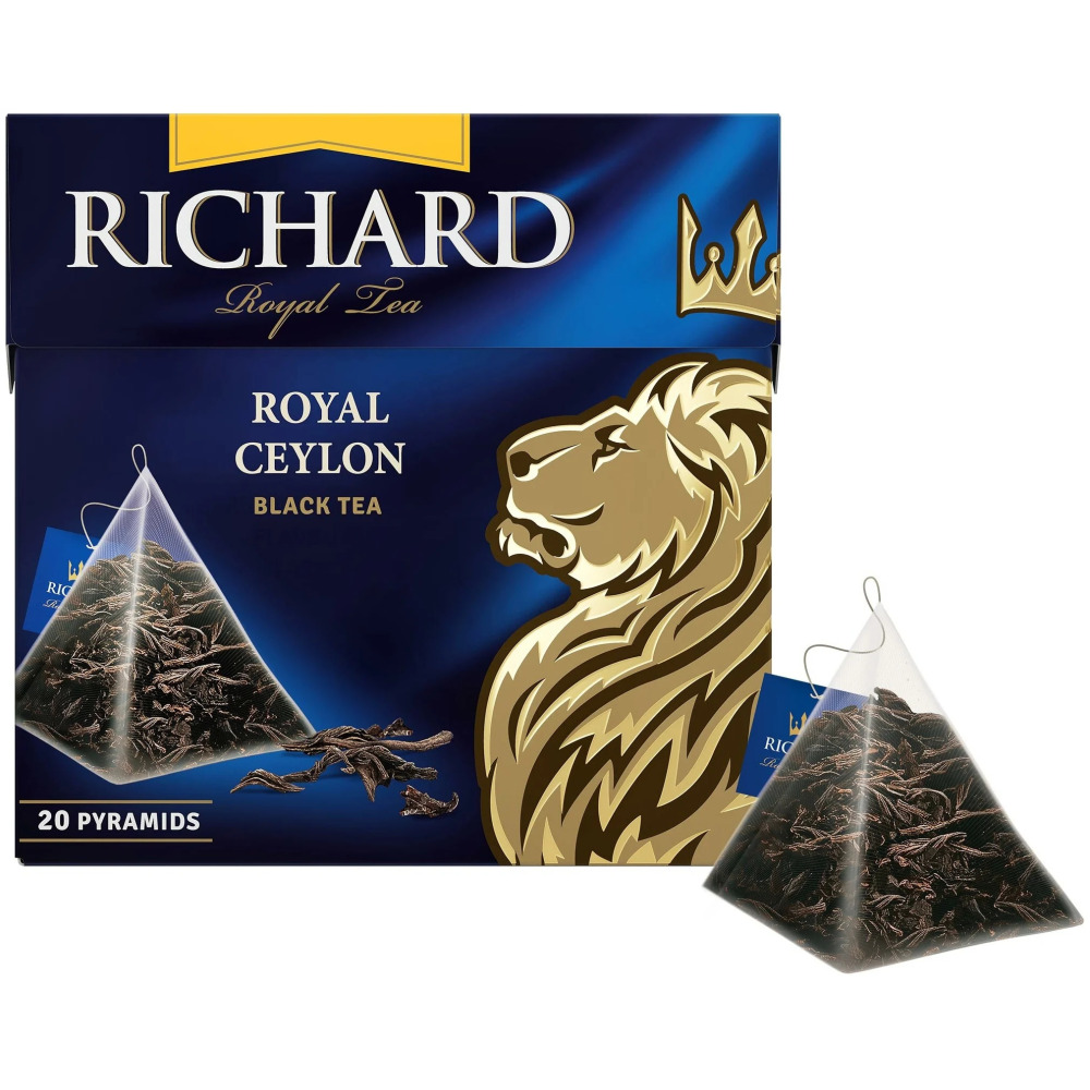 Richard black tea in pyramids - 1