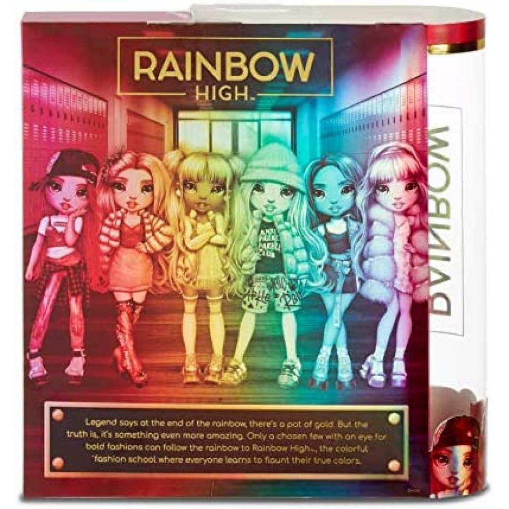 Rainbow Surprise RAINBOW HIGH Poppy Rowan – Orange Fashion Doll with 2 Outfits - 6