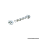 Homesmiths G.I Bolts & Nut 10 X 60 mm - 2 miniature
