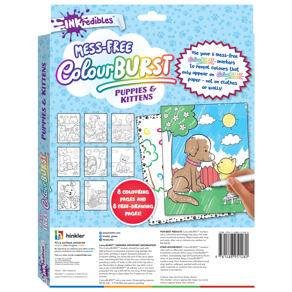 Hinkler Inkredibles Color Burst Puppies and Kittens - 2