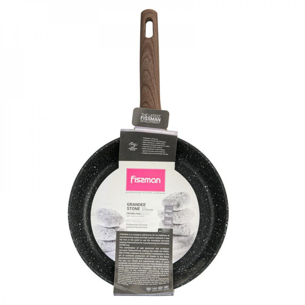 Fissman Grandee Stone Frying Pan Black/Brown 26x5.8cm - 1