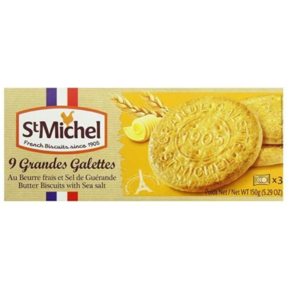 ГАЛЕТТЫ St. Michel с Печеньем С Маслом И Морской солью 150г - 1