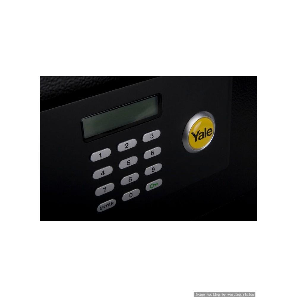 مسامير قفل Mortarised الآمنة من ييل، 20.5 لتر، أسود - 2