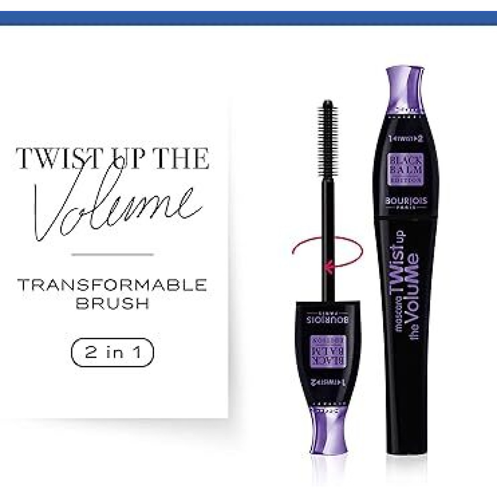 Bourjois, Twist Up The Volume. Mascara. 22 Black Balm. 8 ML - 0.27 Fl Oz - 2