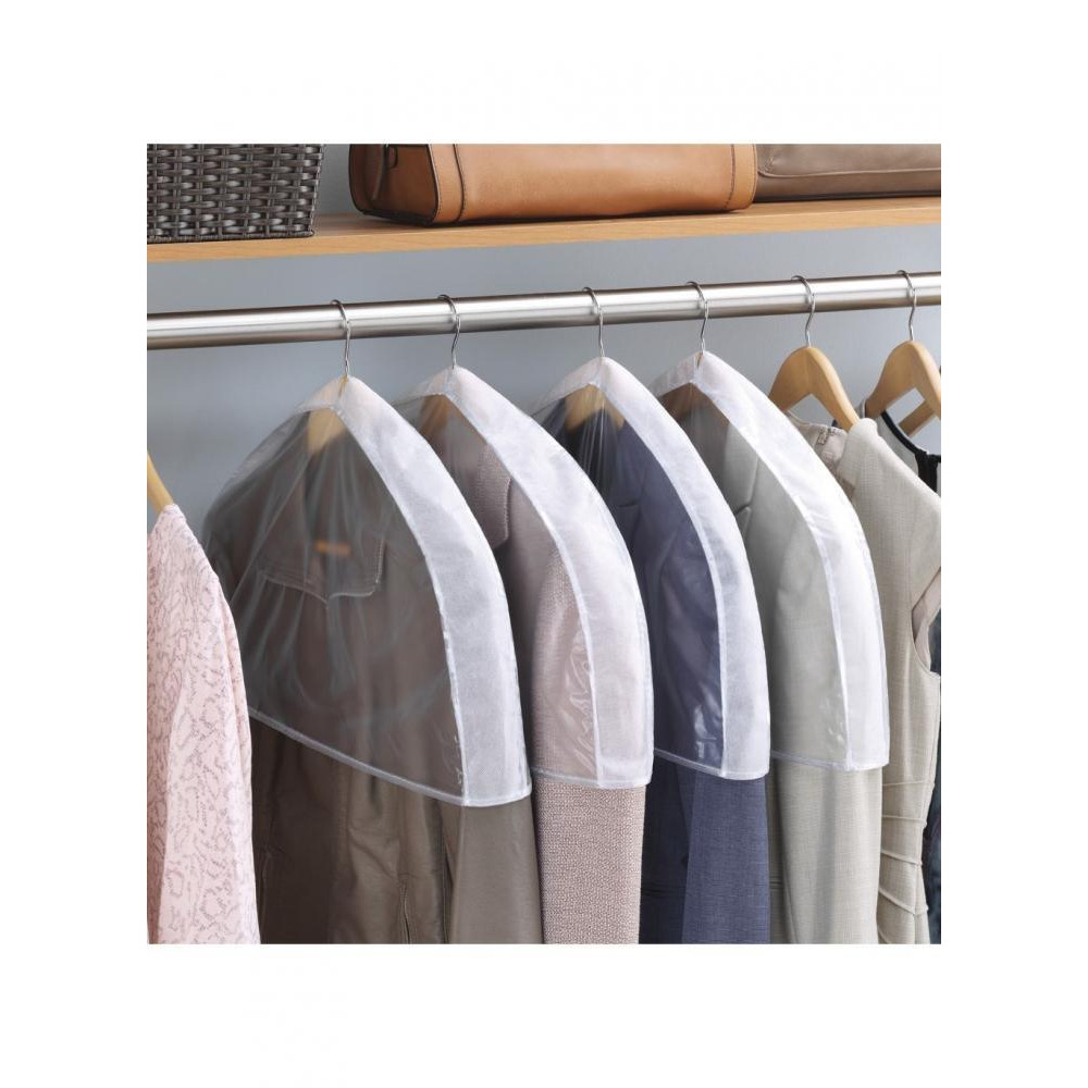 Whitmor Clear Shoulder Cover Set of 4 - 2