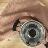 Кухонное Полотенце BYFT Orchard Heavy WAFFLE, 50 x 100 СМ, Хлопок 300 Г/М², Светло-Бежевый, НАБОР Из 4 ШТ. - 6 miniature