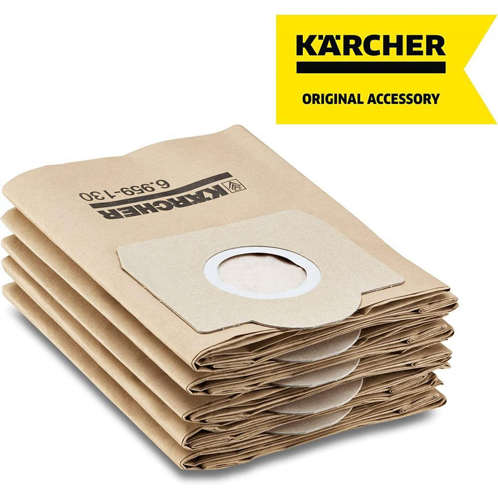 Karcher / Vacuum filter bags, Wet-dry, 5 pcs - 2