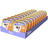 PLAISIR, Wet food, Dog Pate, Chicken, 22 pieces, 150 g each - 2 miniature