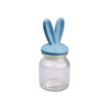 Gems Easter Ribbed Glass Jar 250Ml Assorted, 1 Piece - 5 miniature