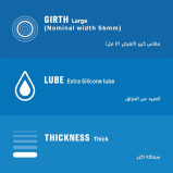 Durex Extra Safe Extra Lubed Condoms for Men, Pack of 3 x12 boxes (36 pieces) - 2 miniature