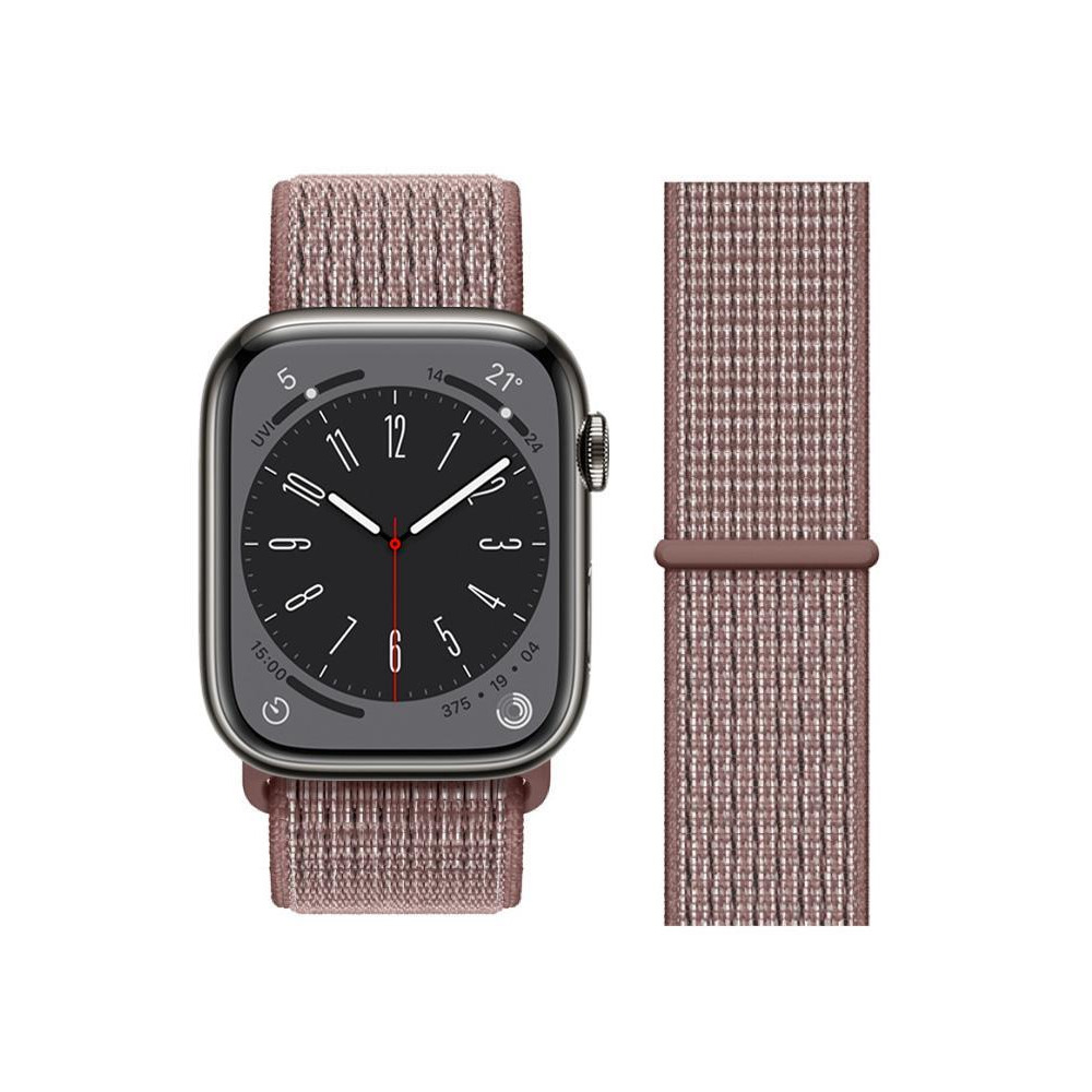 Perfii Nylon Loop Replacement Band for Apple Watch 49, 45, 44, 42 mm Series Ultra 8/7/6/SE/5/4/3 - 2