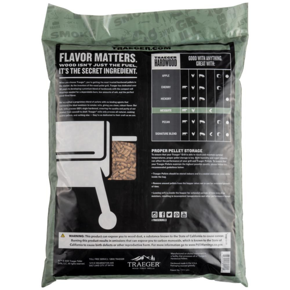Traeger Mesquite Bbq Wood Pellets 20Lb Bag - 2