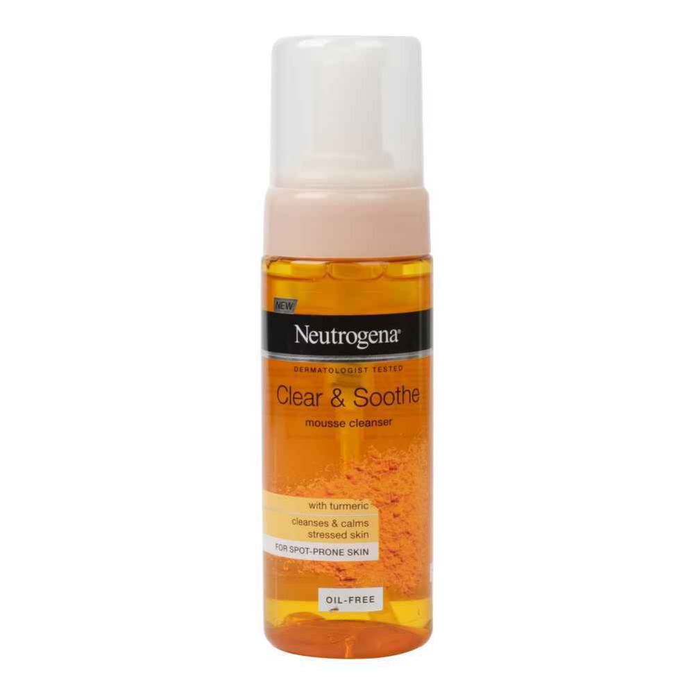 NEUTROGENA-CLEAR \& SOOTHE MOUSSE CLEANSER 150ml - 1
