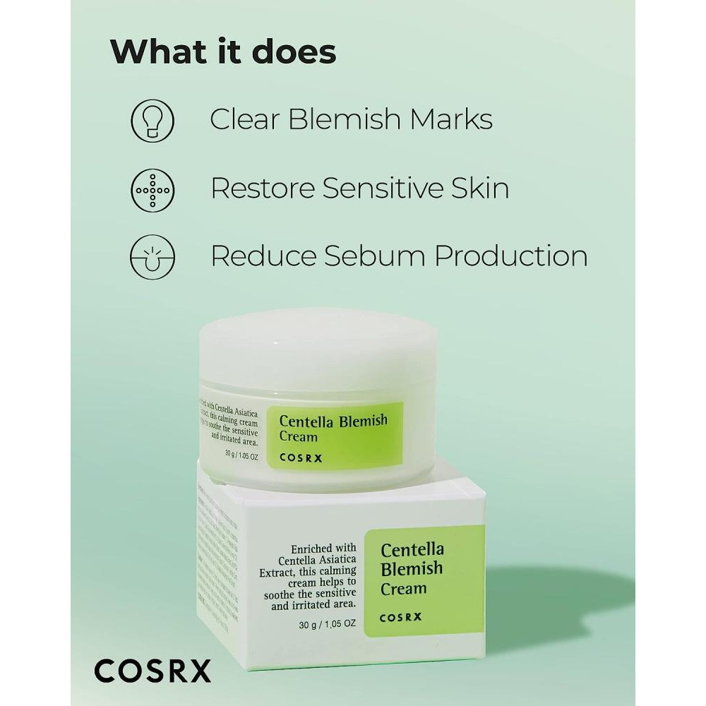 Cosrx / CREAM، Centnella blemish ، 1 أونصة سائلة (30 مل) - 3