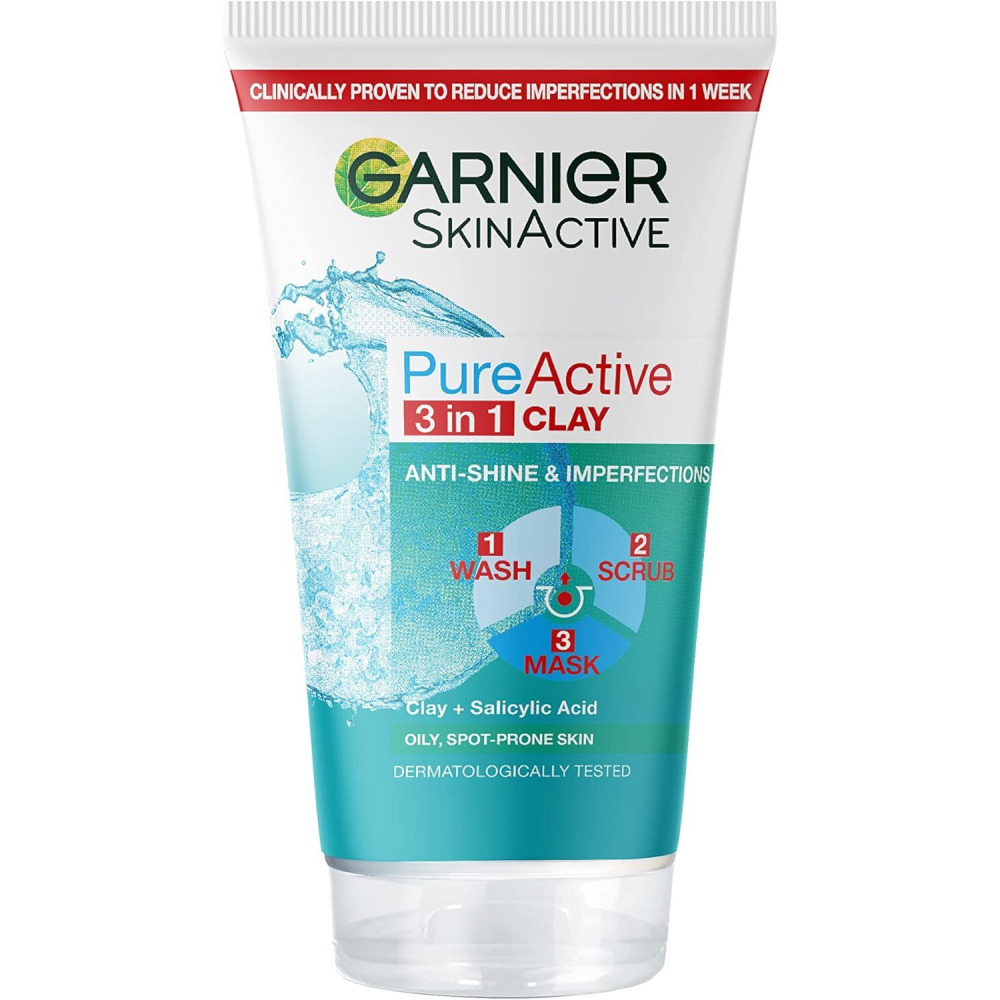 Garnier 3In1 Face Scrub and Mask - 1