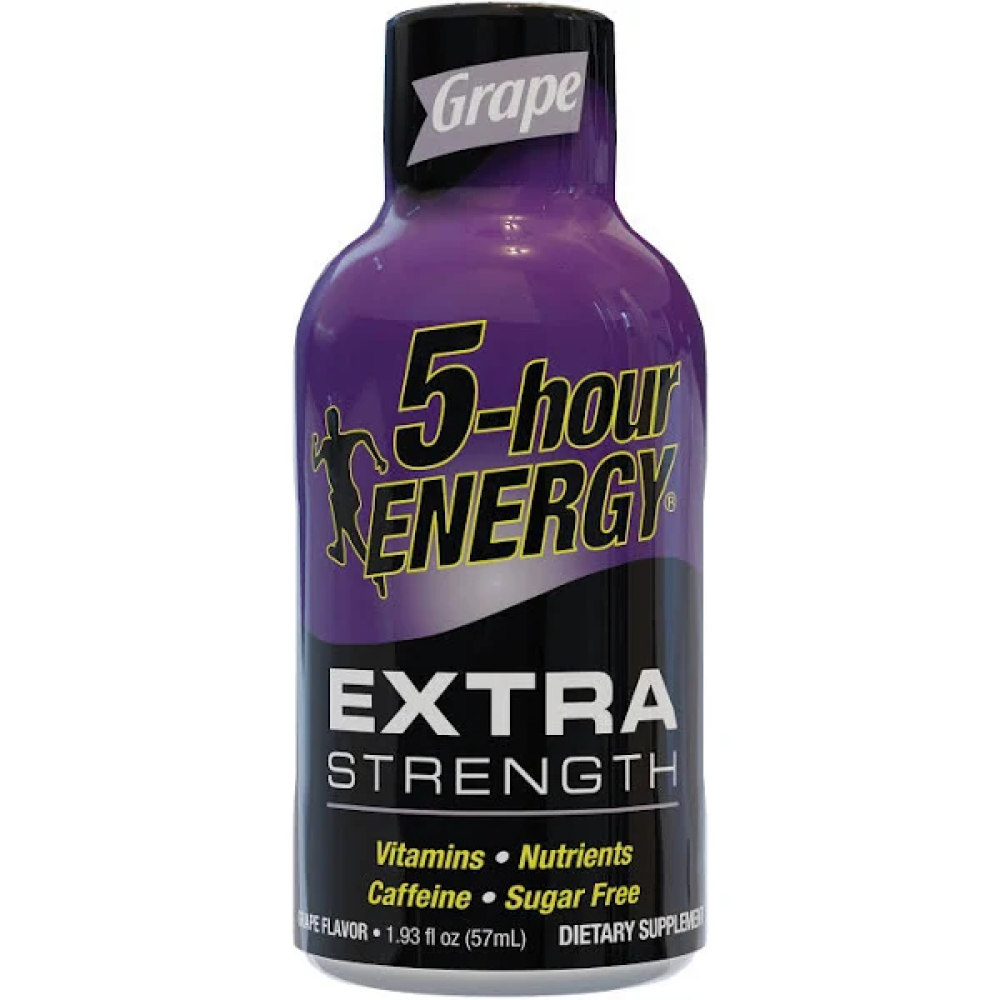 5-Hour Energy Shot, Extra Strength, Grape Flavor Sugar Free 57ml - 1