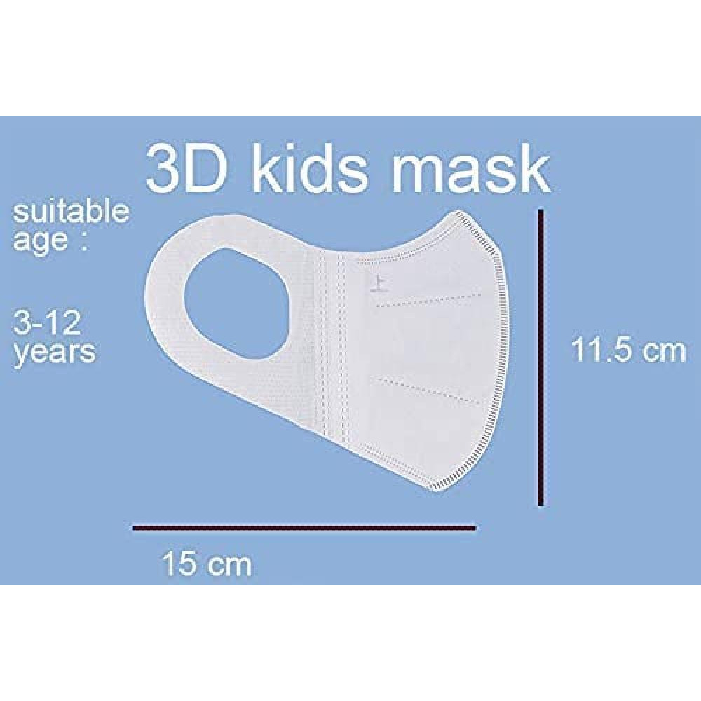 Swift / Face mask, Kids 3D protective mask disposable, 50 pcs - 2