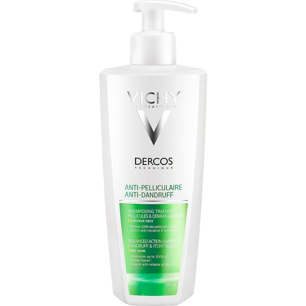 Vichy, Shampoo, Dercos, Anti-dandruff, For oily skin, 13.2 fl. oz (390 ml) - 2