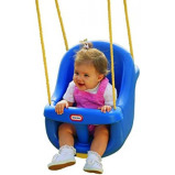 Little Tikes High Back Toddler Swing Blue - 5 miniature