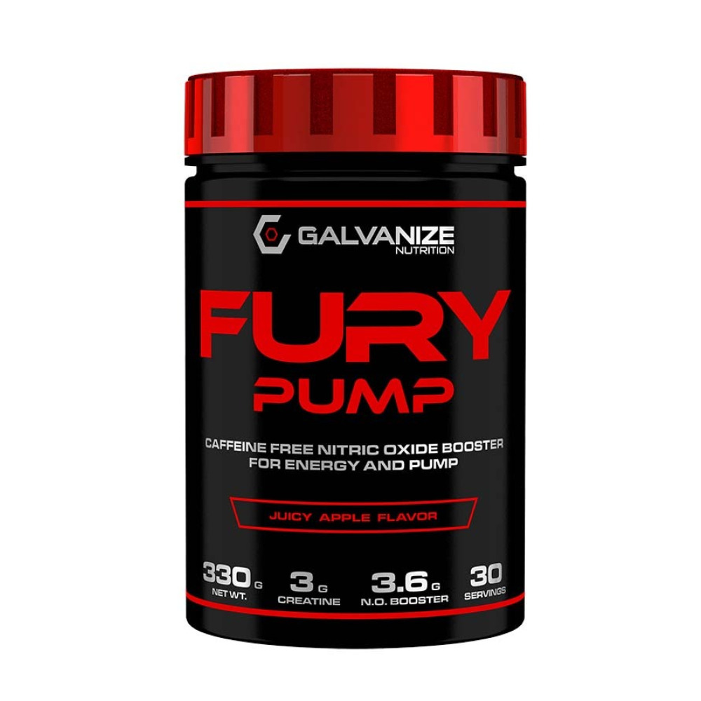 GALVANIZE, Fury PUMP, Сочное ЯБЛОКО, 330 Г, 30 порций - 1