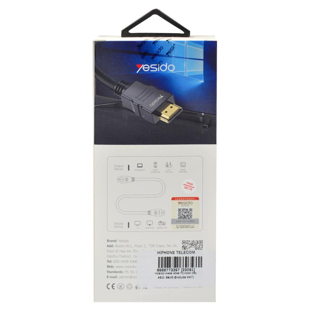 Yesido HM09 Кабель Hdmi-Hdmi Черный - 2