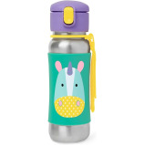 Соломенная Бутылка Skip Hop Zoo Из Нержавеющей СТАЛИ - Единорог - 1 miniature