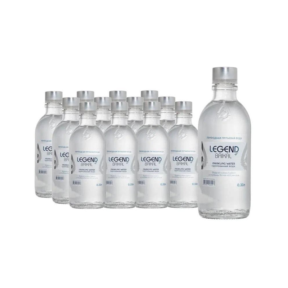 Legend of Baikal Sparkling Water 330 ml x 12 - 1