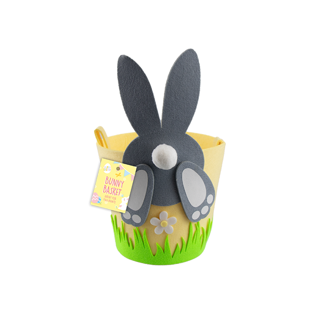 Gems Easter Pom Pom Bunny Basket Assorted, 1 Piece - 2