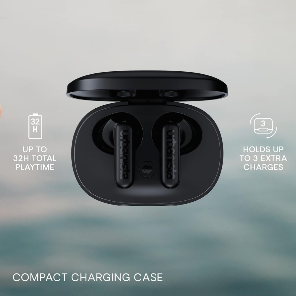 Urbanista Copenhagen True Wireless Earbuds,  Midnight Black - 3