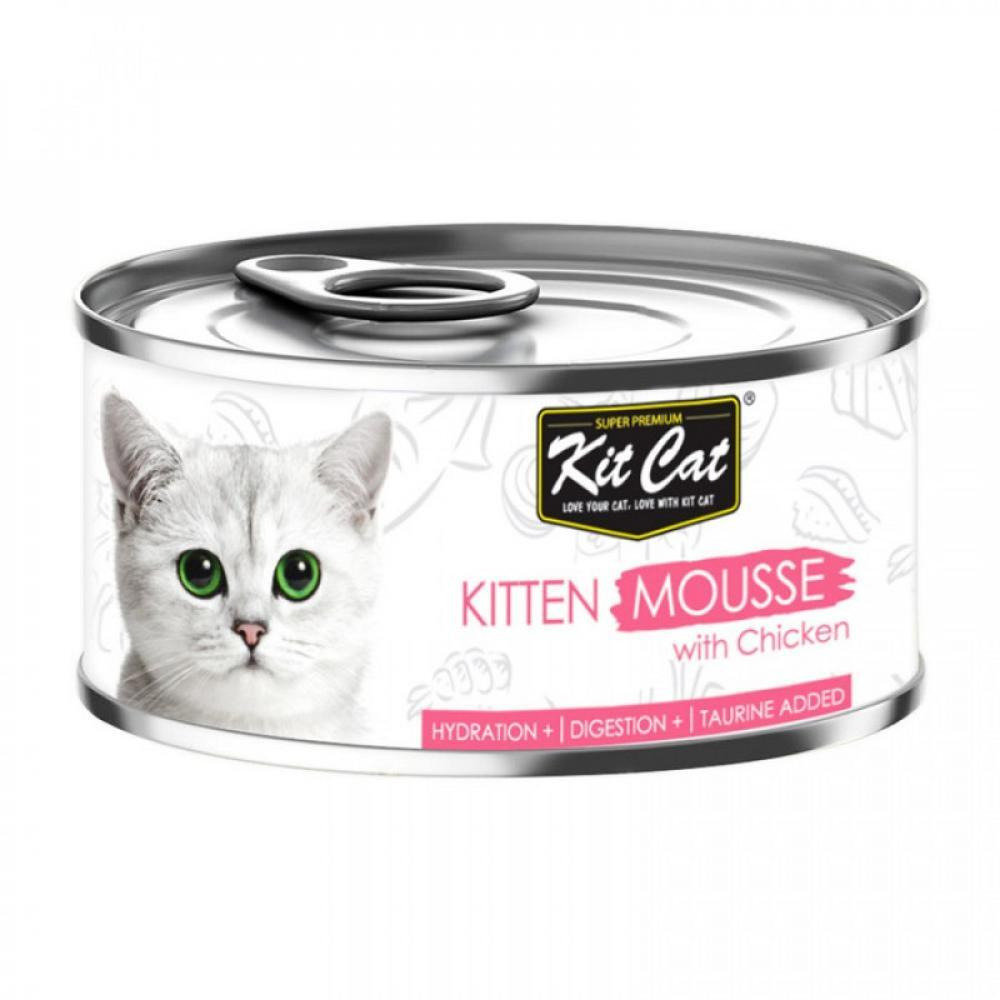 KitCat Kitten Mousse - Chicken - CAN - BOX- 24*80g - 1
