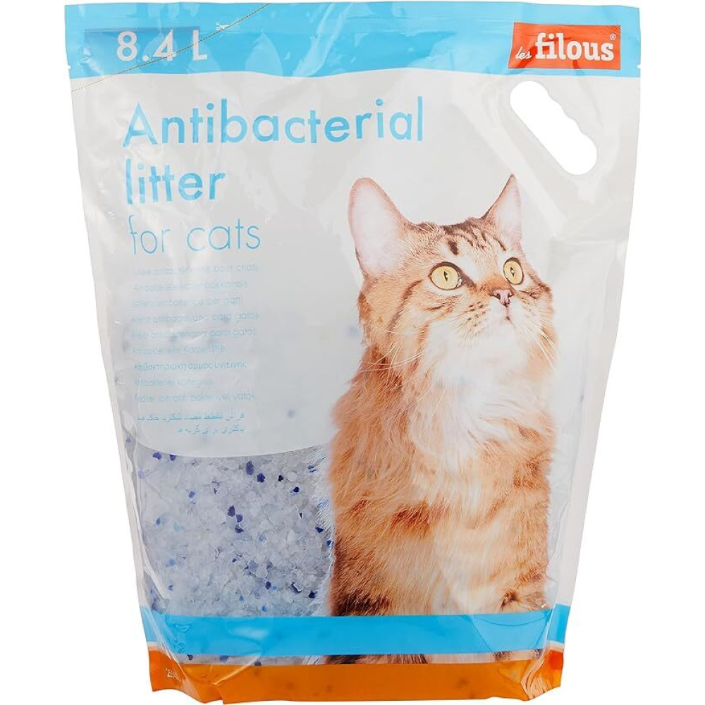 لي فيلوس رمل القطط جل سيليكا، 8.4 لتر - 1