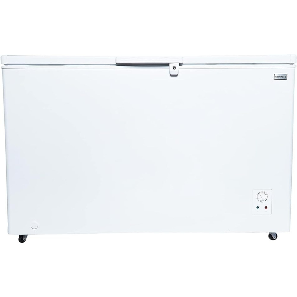 Admiral 400L Chest Freezer with White Interior, Gross capacity of 400L, Net capacity308L, Outside Condenser, Tropical Type with Lock and Key \& Lamp, - 6