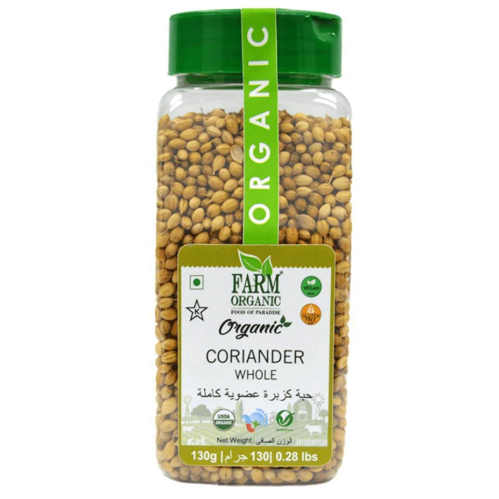 كزبرة عضوية من المزرعة كاملة 130 جم - 1