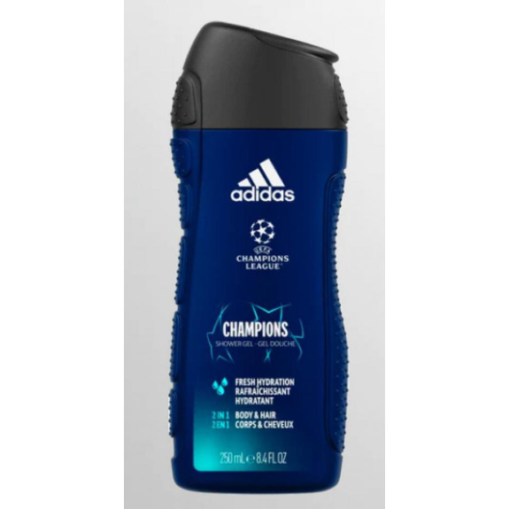 Adidas, Shower gel, Champions league start 3 in 1,  Revitalising, 8.4 fl. oz (250 ml)