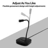 Promate ProMic-1 High Definition Omni-Directional Microphone with Flexible Gooseneck - 5 miniature