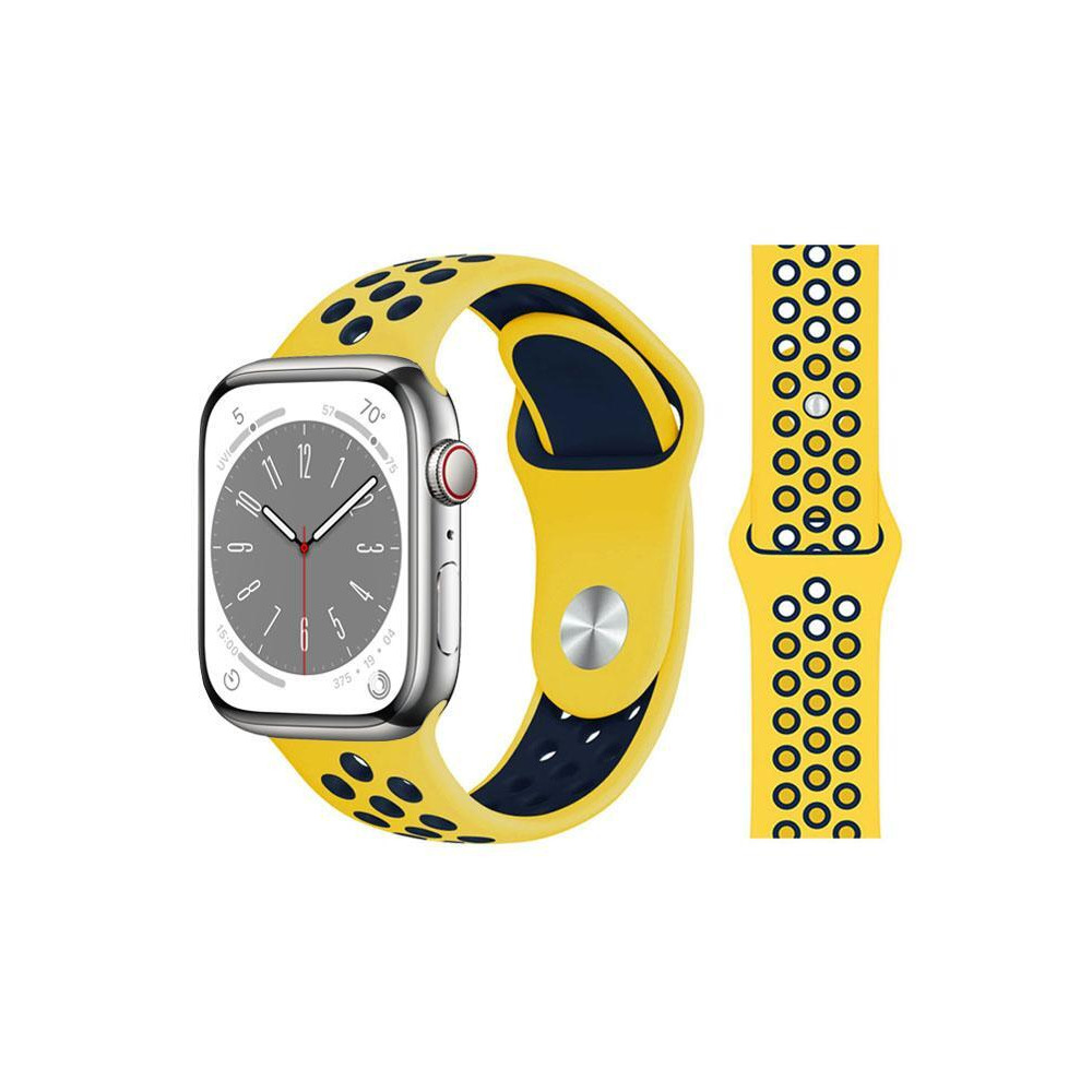 Perfii Dot Silicone Replacement Band for Apple Watch 49, 45, 44, 42 mm Series Ultra 8/7/6/5/4 SE - 1