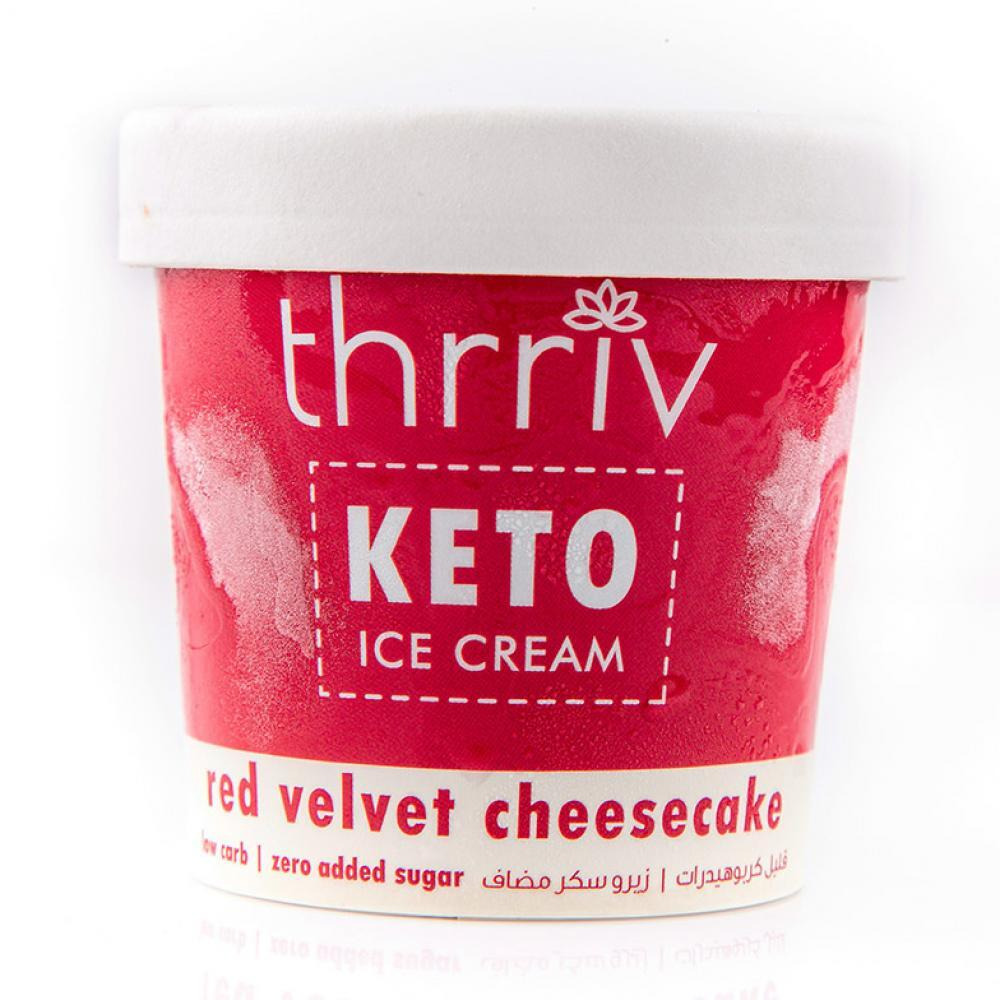 Thrriv Keto Red Velvet Cheesecake Ice cream Zero Sugar Added 500 ml - 1