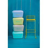 صندوق تبريد كلاسيكي من بولار بوكس مع حزام جلدي، أرجواني - ثلج معزول حراريًا صلب أصفر وأخضر للشاطئ، غطاء قابل للتحويل لحفلات النزهة، 12 لتر - 5 miniature