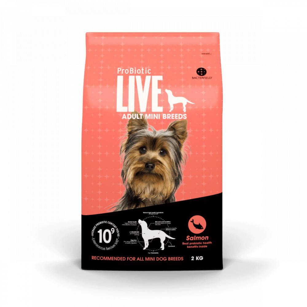 Probiotic Live Adult Mini Breeds Salmon - 1