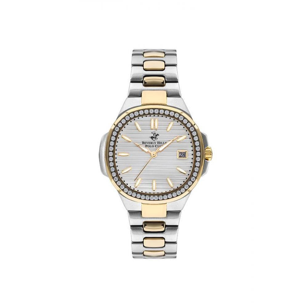 بيفرلي هيلز بولو كلوب ساعة انالوج للنساء بمينا فضي - BP3320X.230 - 1