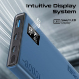 Promate Compact Smart Charging Power Bank с ДВУМЯ ПОРТАМИ Usb-C МОЩНОСТЬЮ 20 ВТ И Usb-A мощностью 22,5 Вт - 4 miniature