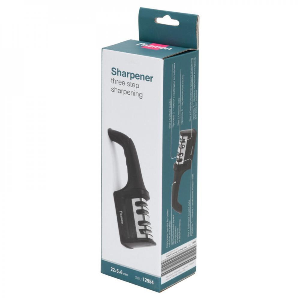 Fissman Knife Sharpener Diamond Series Silver/Black 22x5x6cm - 6