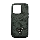 Guess 4G Double Card Triangle Hard Case For Iphone 14 Pro Max Black - 1 miniature